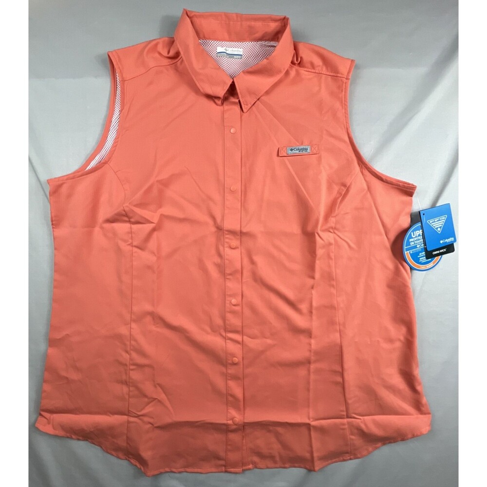 Columbia PFG Omni-Shade Women’s Tamiami Sleeveless Top 2X NWT